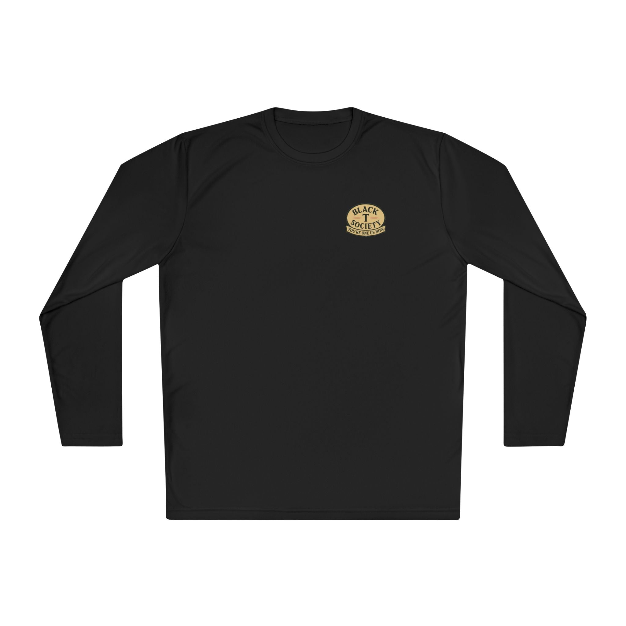 You’re One Of Us Now Black T Society Casual Long Sleeve Tee, Unisex Graphic Tee, Everyday Wear, Perfect for Layering, Gift for Him/Her, Relaxed Fit Tee