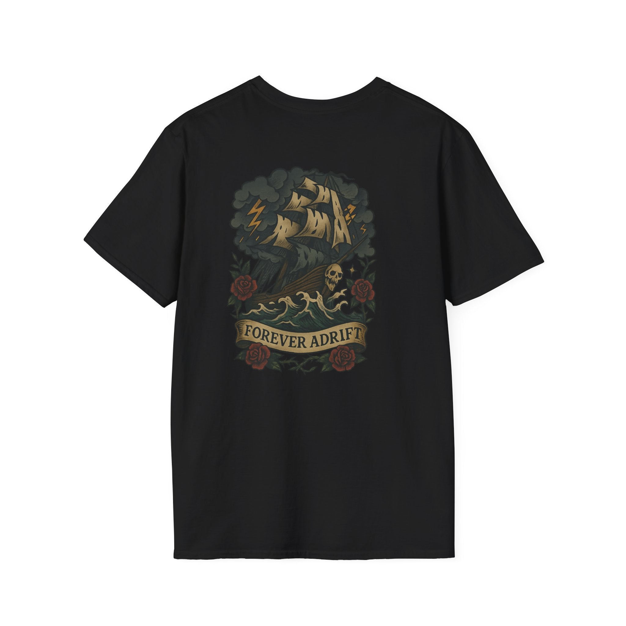 Forever Adrift - Siren’s Curse Series by Black T Society Unisex Softstyle T-Shirt with Vintage Feel, Casual Tee for Everyday Wear, Perfect Gift for Friends & Family, Relaxed Vibe Shirt, Ideal [...]