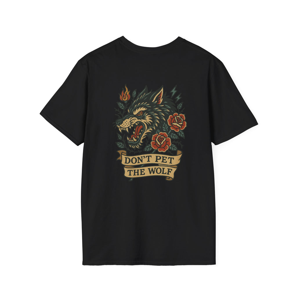 Don’t Pet the Wolf - Attitude Series by Black T Society Sharp teeth, sharp style - a warning you wear loud