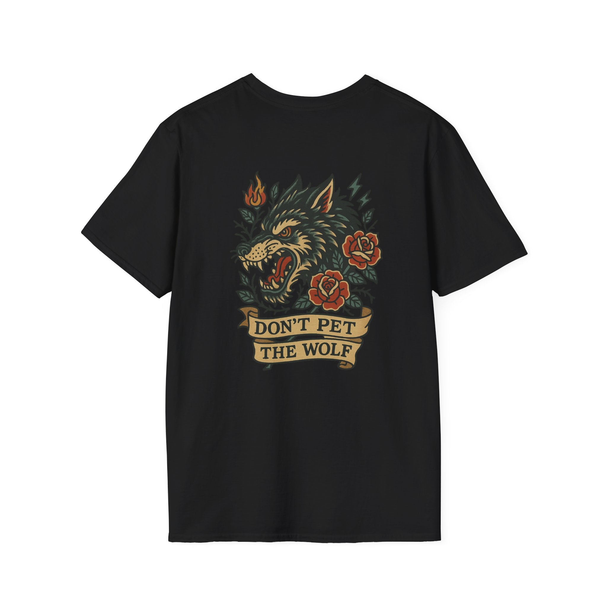 Don’t Pet the Wolf - Attitude Series by Black T Society Sharp teeth, sharp style - a warning you wear loud