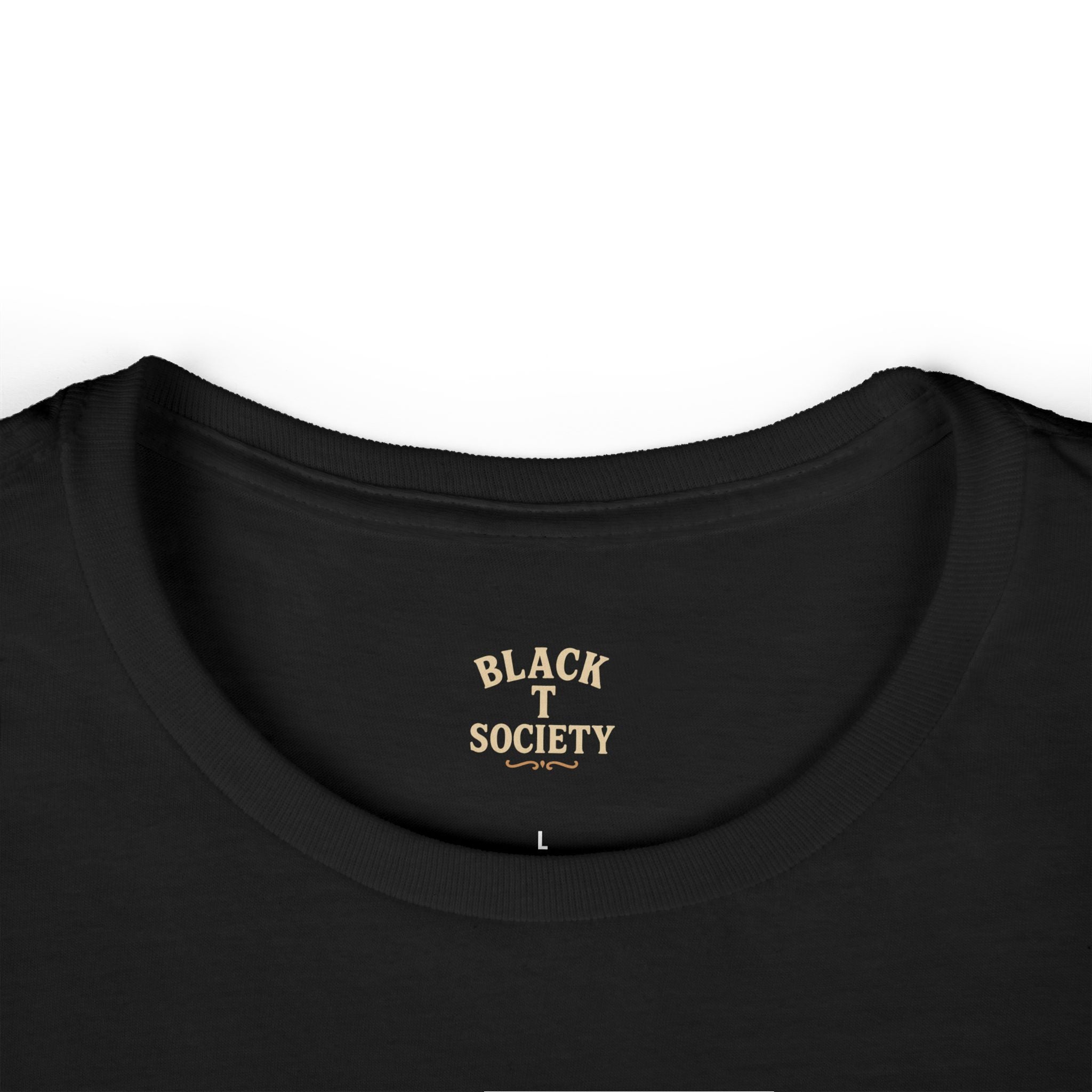 Ladies All In - Bad Habits Series by Black T Society Born to Lose, Built to Win Women's Softstyle Tee, Skull Graphic Tee, Casual Top, Motivational Shirt, Gift for Halloween, Trendy Fashion