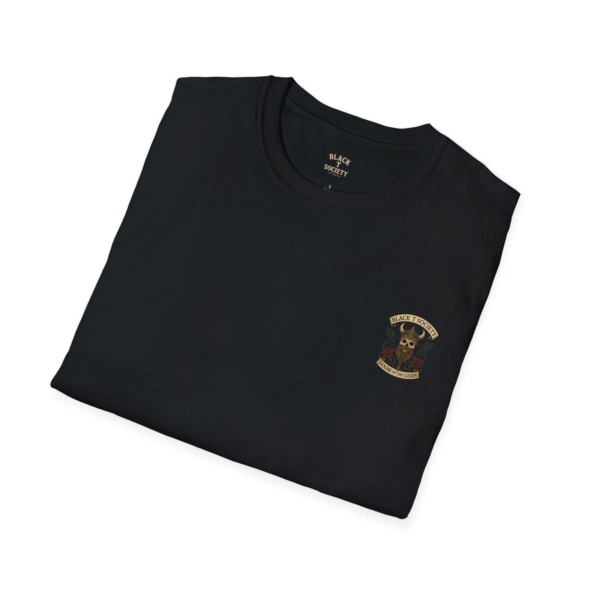 Till Ragnarok - Doom of the Gods Series by Black T Society Serpent, Viking, Norse Mythology Vintage-Inspired Unisex Softstyle T-Shirt, Soft Tee for Casual Wear, Cool Graphic Shirt, Gift for Him/Her, Comfortable Everyday Fashion