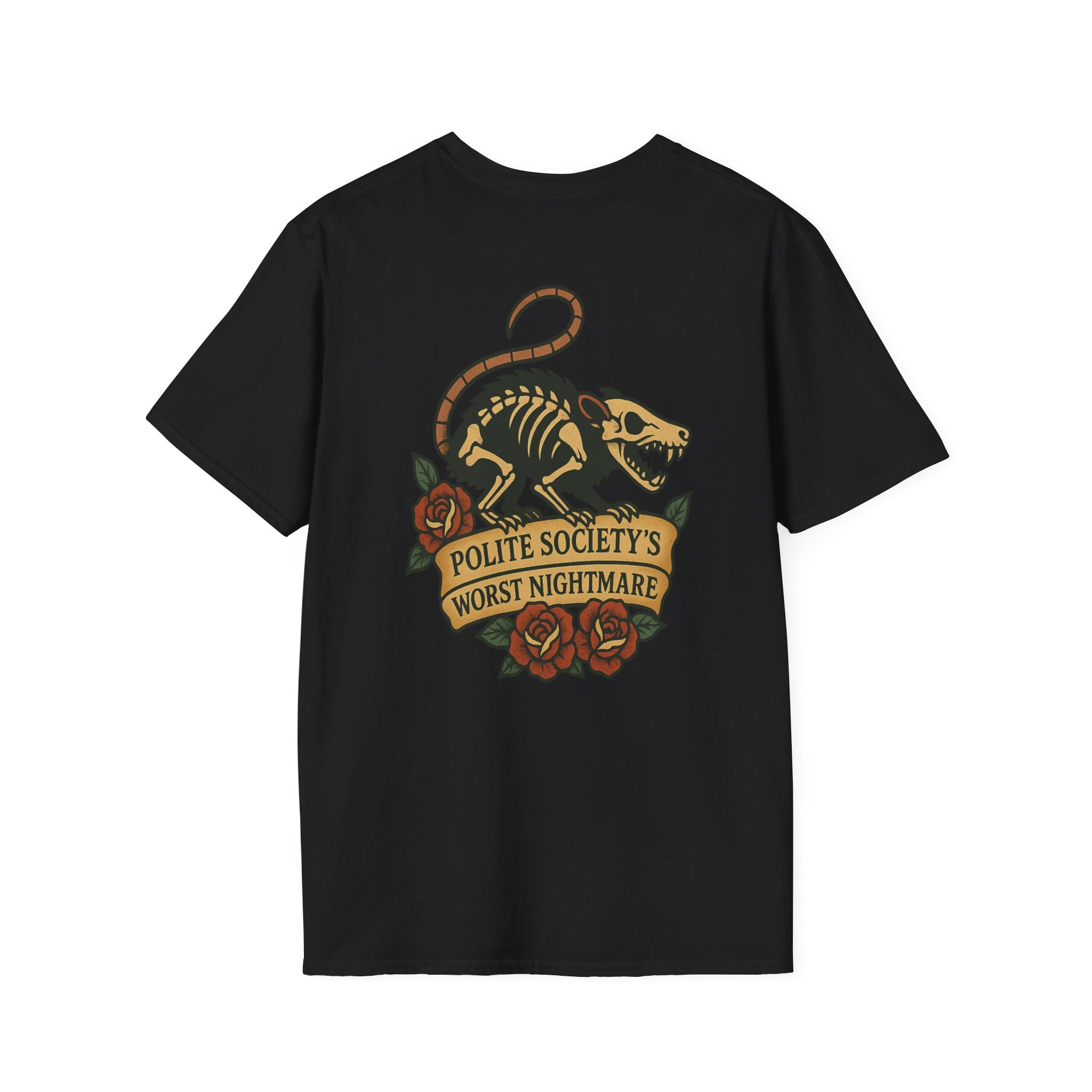 Polite Society's Worst Nightmare - Attitude Series by Black T Society, A badge of honor for unruly, untamed, unapologetic