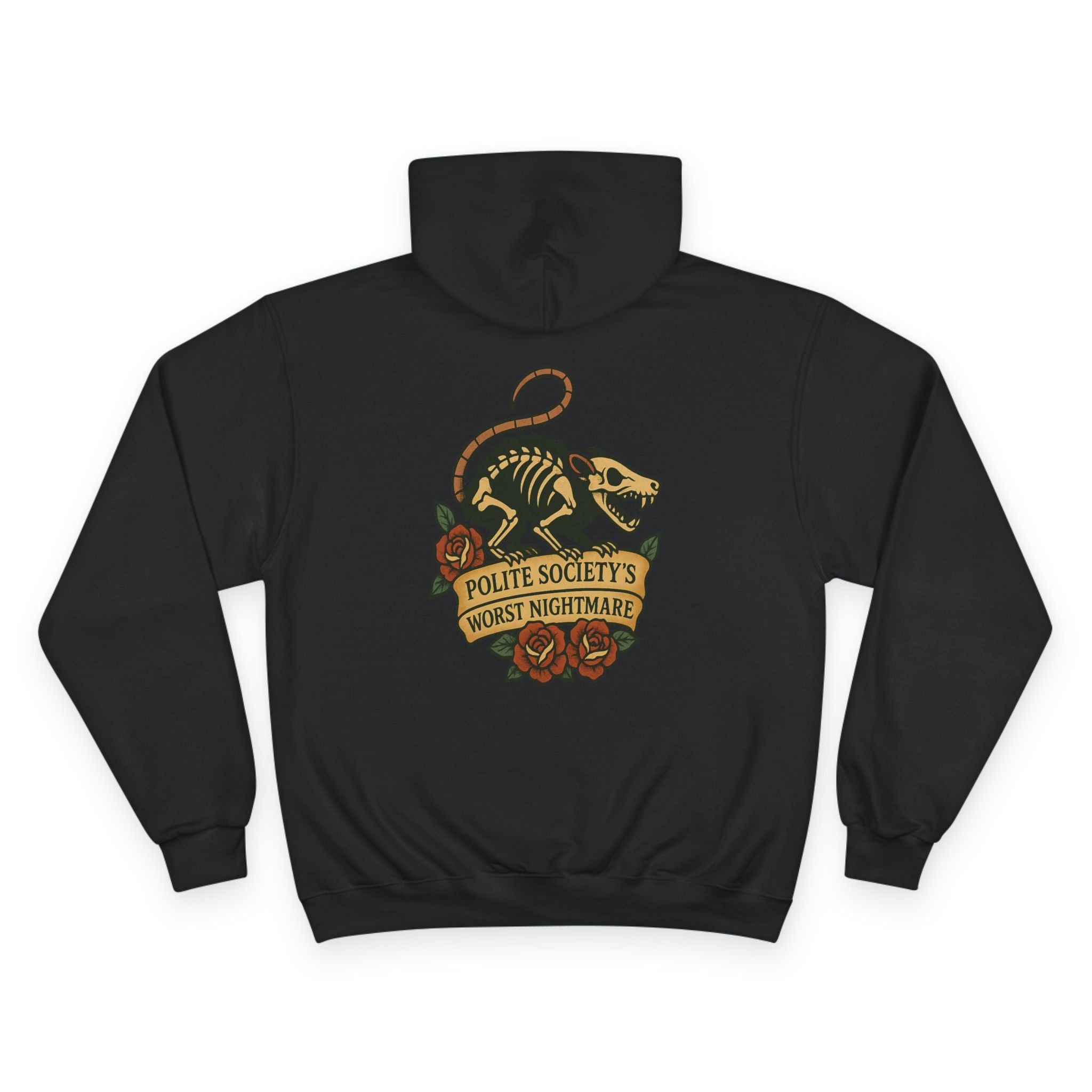 Polite Society’s Worst Nightmare - Attitude Series by Black T Society Champion Hoodie